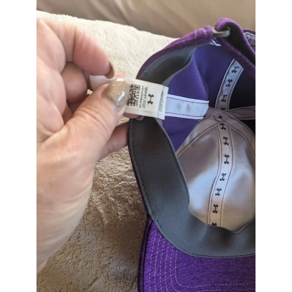 Under Armour Womens Renegade Twist Purple Heather Baseball Hat Adjustable Cap